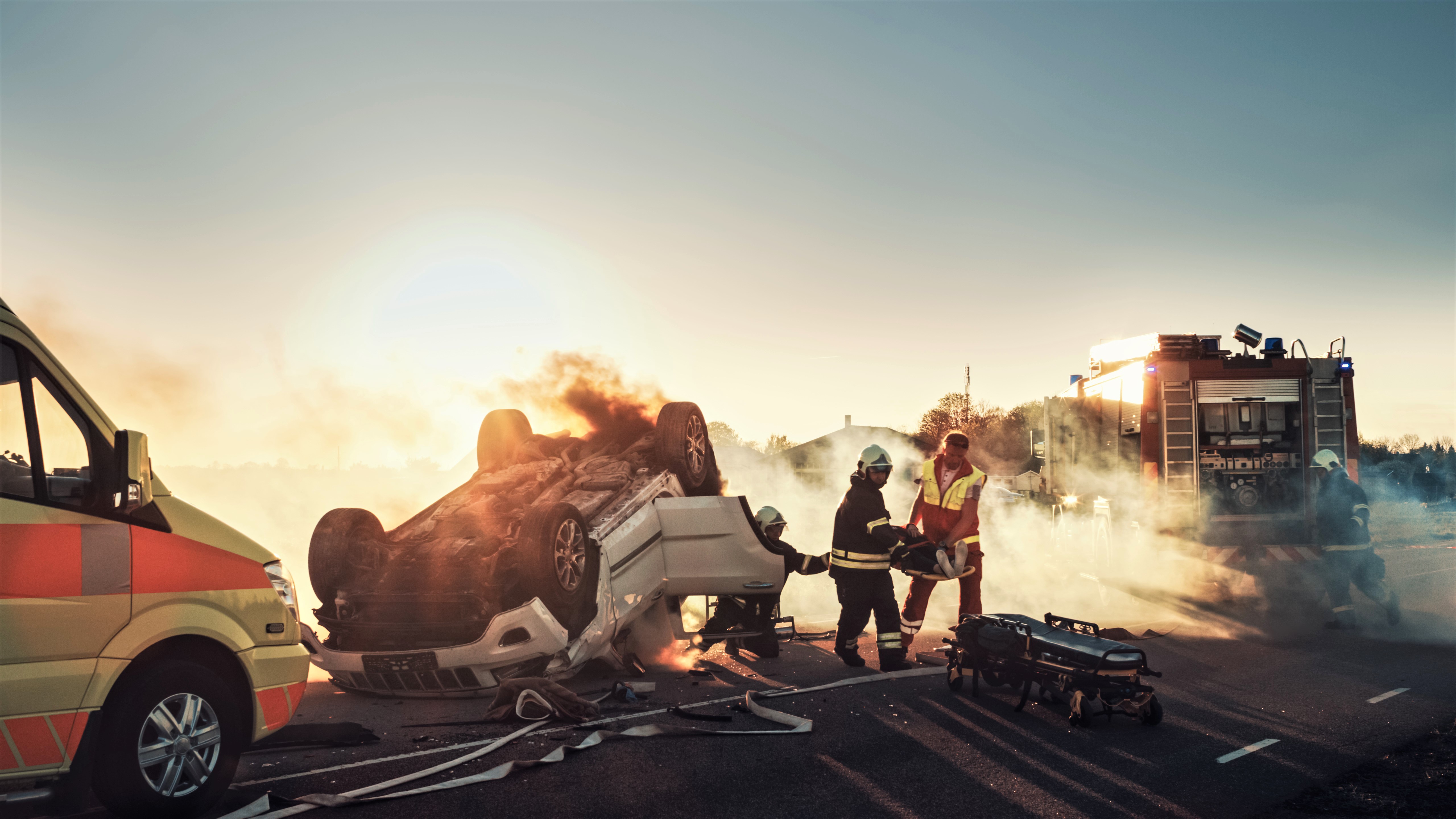 Emergency medical services for post-crash care