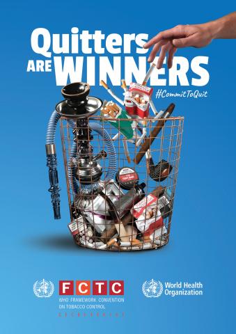 WHO poster for World No Tobacco Day--2021